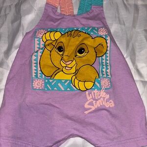 Disney Simba Lilac Bodysuit